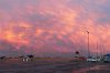 Sunset Panorama  STORM BREWING ON THE TARMAC FRIDAY EVENING